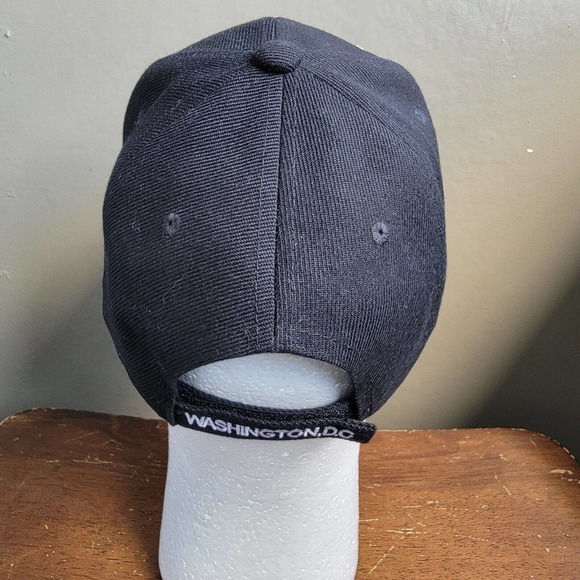 FBI Washington DC Black Hat Cap Strapback Adjustable City Hunter OSFM - Picture 5 of 12